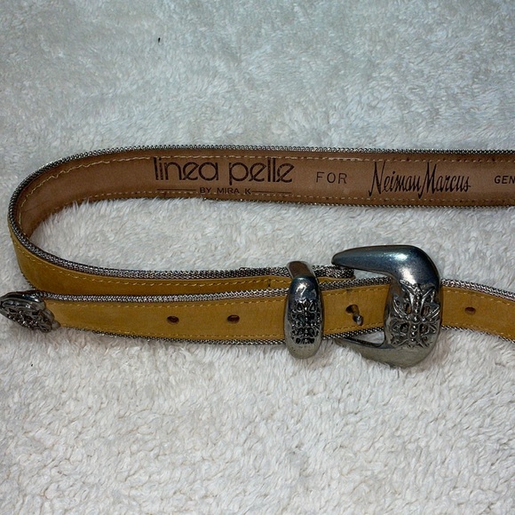 Linea Pelle By Mira K Vintage Belt - Picture 2 of 9